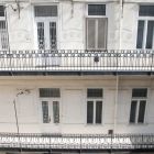 Épületfotó - a Weiss-ház (Budapest, Szent István krt. 10.) emeleti függőfolyosói az udvarban